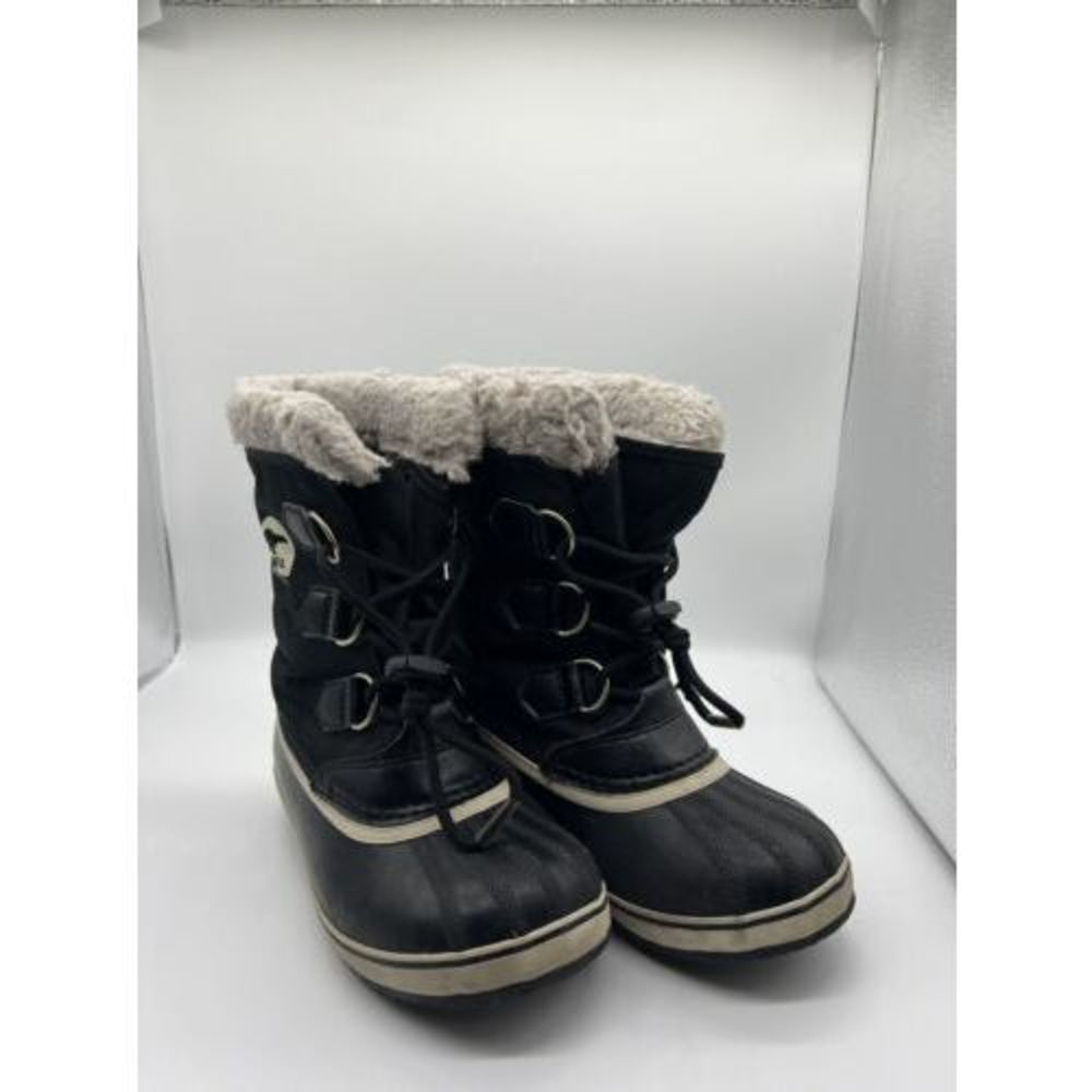USED Sorel YOUTH YOOT PAC™ NYLON BOOT US Size Big Kid 2 NY1879-010